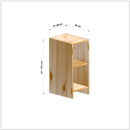 横幅21～30／高さ61～70／奥行40cmの本棚ユニット
